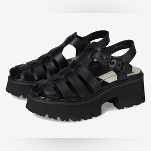 Black Chunky Sandals